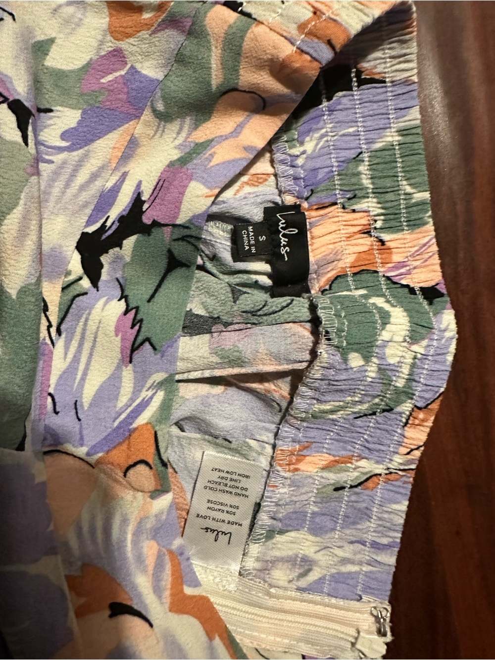Lulu's Pastel Floral Wide-Leg Pants with Matching Halter Top - Picture 4 of 6